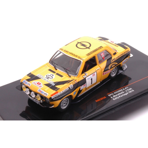 OPEL ASCONA N.1 RALLY PORTUGAL 1974 WARMBOLDT/TODT 1:43 Ixo Model Auto Rally Modellino