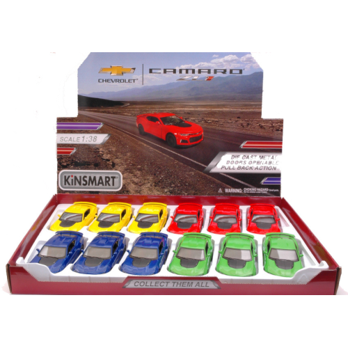 CHEVROLET CAMARO ZL1 2017 (1 Modellino a Scelta) 1:38 Kinsmart Modellismo Giocattolo Modellino