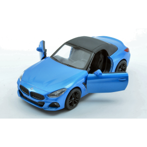 BMW Z4 2019 WITH CLOSED SOFT TOP BLUE BOX cm 12 Kinsmart Modellismo Giocattolo Modellino