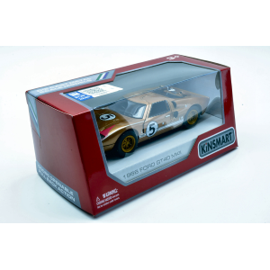 FORD GT40 MKII N.5 GOLD BOX cm 12 Kinsmart Modellismo Giocattolo Modellino