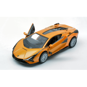 LAMBORGHINI SIAN ORANGE BOX cm 12 Kinsmart Modellismo Giocattolo Modellino