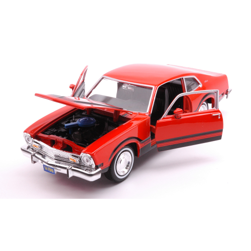FORD MAVERICK GRABBER 1974 ORANGE/BLACK 1:24 MotorMax Auto Stradali Modellino