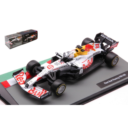 RED BULL RB16B MAX VERSTAPPEN 2021 N.33 TURKISH GP SIGNATURE 1:43 Burago Formula 1 Modellino