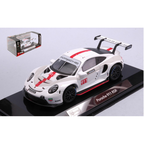 PORSCHE 911 RSR GT N.911 1:43 Burago Auto Competizione Modellino