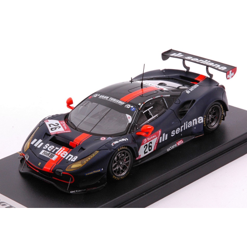 FERRARI 488 GT3 EVO N.26 24H NURBURGRING 2020 GROSSMANN-HIRSCHI-LUDWIG-TRUMMER 1:43 Looksmart Auto Competizione Modellino