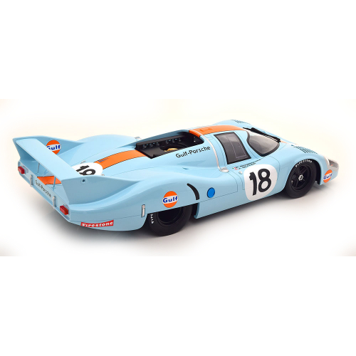 PORSCHE 917 LH 4.9L TEAM JOHN WYER N.18 LE MANS 1971 RODRIGUEZ-OLIVER 1:12 CMR Classic Model Replicars Auto Competizione Modellino