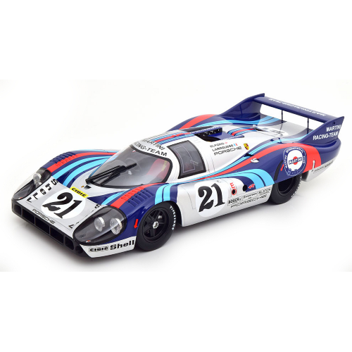 PORSCHE 917 LH 4.9L TEAM MARTINI N.21 LE MANS 1971 ELFORD-LAROUSSE 1:12 CMR Classic Model Replicars Auto Competizione Modellino