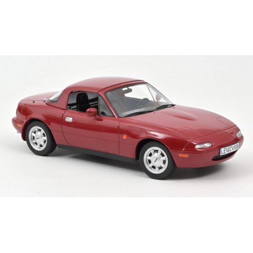 MAZDA MX-5 1989 RED 1:18 Norev Auto Competizione Modellino