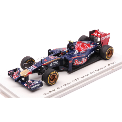 RED BULL D.KVYAT 2014 N.26 9th AUSTRALIAN GP 1:43 Spark Model Formula 1 Modellino