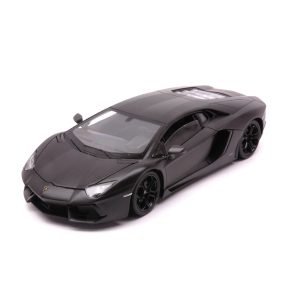 LAMBORGHINI AVENTADOR LP 700-4 2011 MATT BLACK 1:24 Welly Auto Stradali Modellino