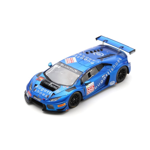 LAMBORGHINI HURACAN N.666 24H SPA 2018 PENTTINEN-KREBS-MULLER-JASPER 1:43 Spark Model Auto Competizione Modellino
