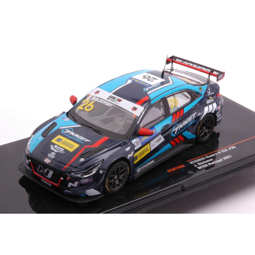 HYUNDAI ELANTRA N TCR N.26 TARGET WTCR PORTUGAL 2021 J.BACKMAN 1:43 Ixo Model Auto Competizione Modellino
