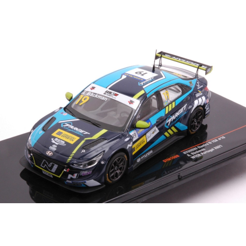 HYUNDAI ELANTRA N TCR N.19 TARGET WTCR PORTUGAL 2021 A.BACKMAN 1:43 Ixo Model Auto Competizione Modellino