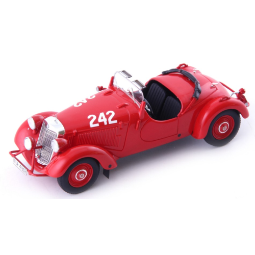 MERCEDES 170 VS N.242 GELANDESPORTROADSTER OFFROAD 1938 RED 1:43 Autocult Auto d'Epoca Modellino