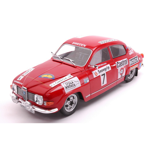 SAAB 96 V4 N.7 RALLY SWEDEN 1973 EKLUND/CARLSSON 1:18 Ixo Model Auto Rally Modellino