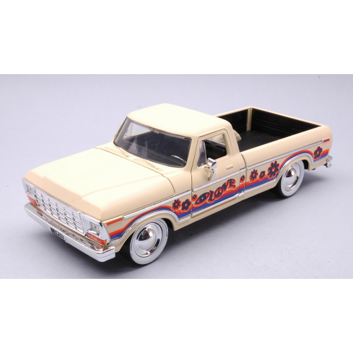 FORD F-150 1979 "I LOVE THE 70s" CREME 1:24 Jada Toys Movie Modellino