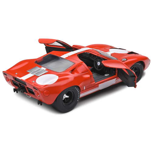 FORD GT40 MK.1 1968 RED RACING 1:18 Solido Auto Competizione Modellino