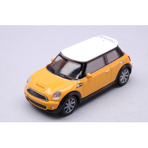MINI COOPER S 2012 YELLOW CON WHITE ROOF 1:43 Welly Auto Stradali Modellino