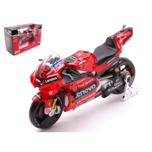 DUCATI DESMOSEDICI MOTOGP 2021 N.63 FRANCESCO BAGNAIA 1:18 Maisto Moto Modellino