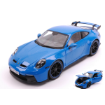 PORSCHE 911 GT3 2022 BLUE 1:18 Maisto Auto Stradali Die Cast Modellino