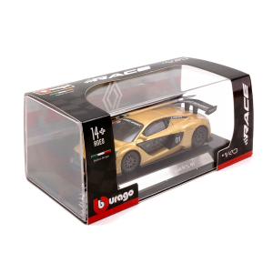 RENAULT SPORT R.S. 01 2015 METALLIC YELLOW 1:43 Burago Auto Competizione Modellino