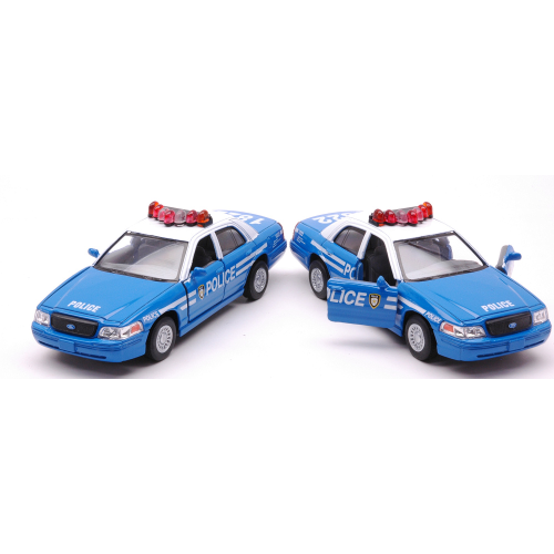 FORD CROWN VICTORIA POLICE INTERCEPTOR (1 Model) cm 12,5 1:42 Kinsmart Modellismo Giocattolo Modellino