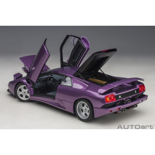 LAMBORGHINI DIABLO SE30 1993 PURPLE 1:18 AutoArt Auto Stradali Modellino