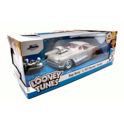 CHEVROLET CORVETTE 1967 "LOONEY TUNES" 1:24 Jada Toys Movie Modellino