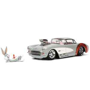 CHEVROLET CORVETTE 1967 "LOONEY TUNES" 1:24 Jada Toys Movie Modellino