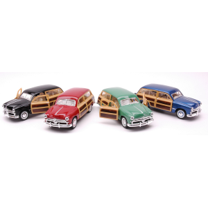 FORD WOODY WAGON 1949 cm 12 (1 Modellino a Scelta) 1:40 Kinsmart Modellismo Giocattolo Modellino
