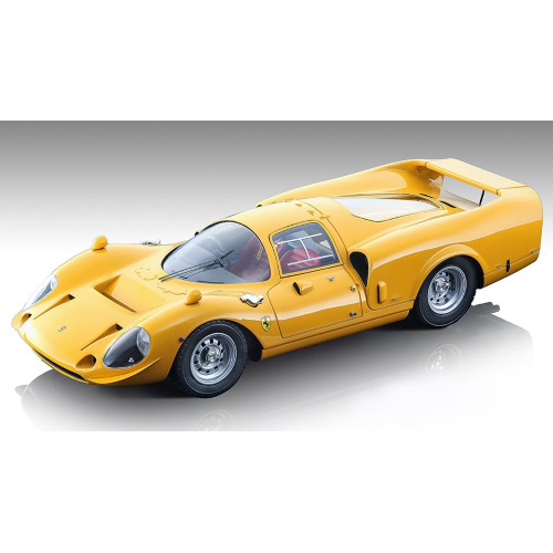 FERRARI 365 P2/3 DROGO PRESS VERSION 1967 MODENA YELLOW 1:18 Tecnomodel Auto Competizione Modellino