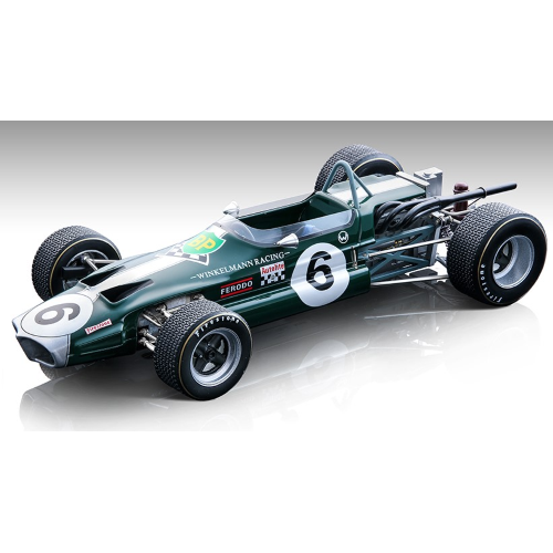LOTUS 59 F2 N.6 WINNER GP ALBI 1969 G.HILL 1:18 Tecnomodel Formula 1 Modellino