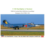F-104 STARFIGHTER J 1980 AIR COMBAT MEET KIT 1:48 Hasegawa Kit Aerei Die Cast Modellino
