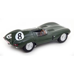 JAGUAR D-TYPE N.8 LE MANS 1955 BEAUMAN-DEWIS 1:18 CMR Classic Model Replicars Auto Competizione Modellino