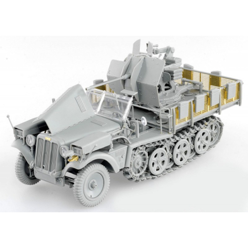 SD.KFZ.10/5 FUR 2CM FLAK 38 KIT 1:35 Dragon Kit Mezzi Militari Modellino