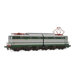 FS ELECTRIC LOCOMOTIVE E 646 2nd SERIES GREEN GREY ALUM. EPOCA IIIb 1:87 Rivarossi Treni Modellino