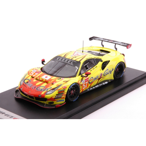 FERRARI 488 GTE EVO N.57 LMGTE 24H LE MANS 2021 KIMURA/AANDREWS/JENSEN 1:43 Looksmart Auto Competizione Modellino