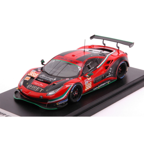 FERRARI 488 GTE EVO N.388 24H LE MANS 2021 EHRET/HOOK/BLEEKEMOLEN 1:43 Looksmart Auto Competizione Modellino