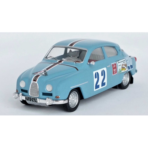 SAAB 96 N.22 1000 LAKES RALLY 1962 LAMPINEN/AHAVA 1:43 Trofeu Auto Rally Modellino