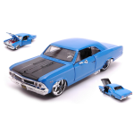 CHEVROLET CHEVELLE SS 396 1966 CLASSIC MUSCLE BLUE 1:24 Maisto Tuning Die Cast Modellino