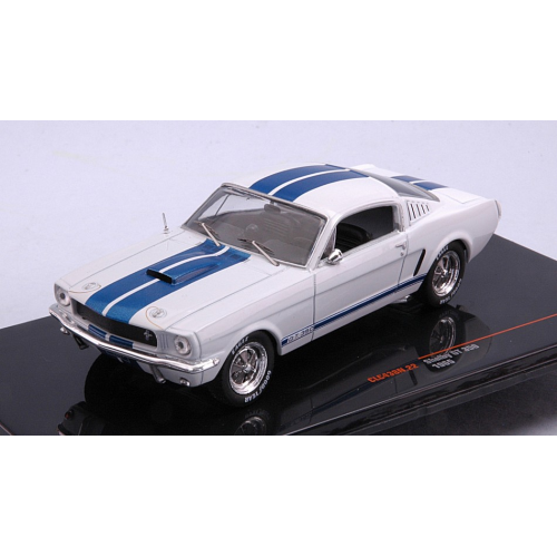 FORD MUSTANG SHELBY GT 350 1965 WHITE 1:43 Ixo Model Auto Stradali Modellino