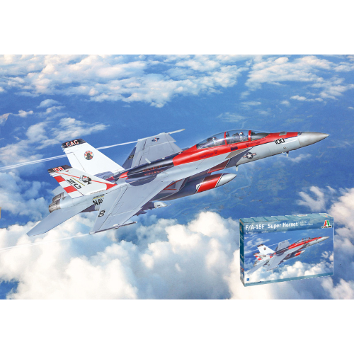 F/A-18F SUPER HORNET U.S. NAVY SPECIAL COLOURS KIT 1:48 Italeri Kit Aerei Modellino