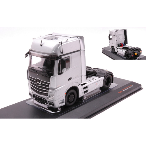 MERCEDES ACTROS MP4  TRACTOR TRUCK 2-ASSI 2016 SILVER 1:43 Ixo Model Camion Die Cast Modellino