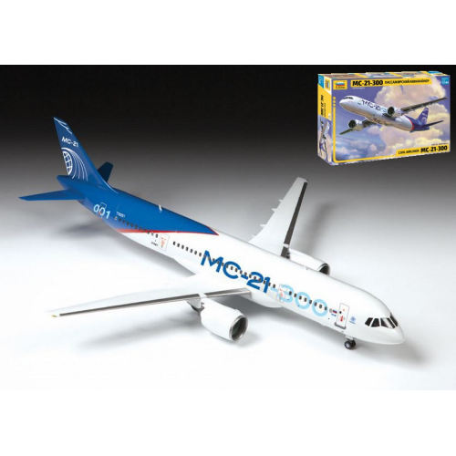 IRKUT MC-21 CIVILIAN PLANE KIT 1:144 Zvezda Kit Aerei Modellino