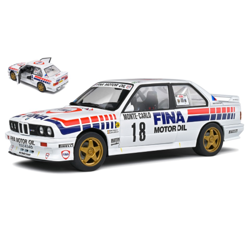 BMW E30 M3 GROUP A N.18 RALLY MONTECARLO 1989 M.DUEZ/A.LOPES 1:18 Solido Auto Rally Modellino