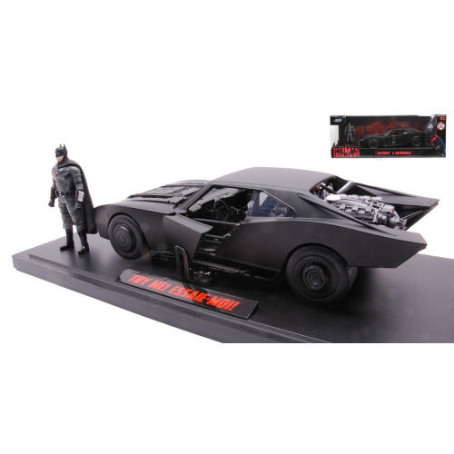 BATMAN BATMOBILE 2022 TRY ME WITH FIGURE 1:18 Jada Toys Movie Modellino