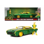 FORD THUNDERBIRD 1963 MARVEL LOKI FIGURE 1:24 Jada Toys Movie Modellino