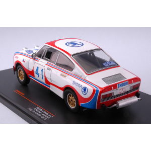 SKODA 130 RS N.41 RALLY ACROPOLIS 1979 KVAIZAR/KOTEK 1:24 Ixo Model Auto Rally Modellino
