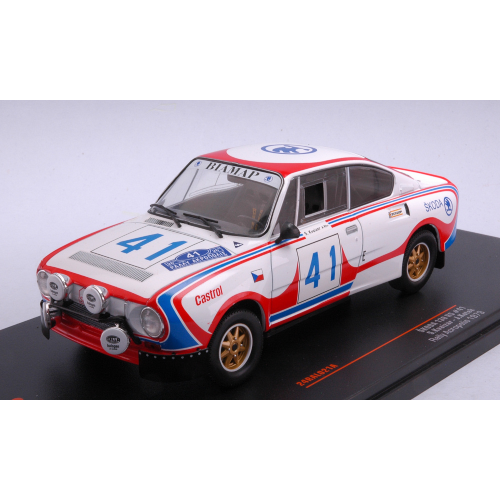 SKODA 130 RS N.41 RALLY ACROPOLIS 1979 KVAIZAR/KOTEK 1:24 Ixo Model Auto Rally Modellino