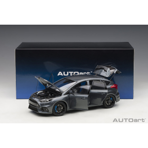 FORD FOCUS RS 2016 GREY 1:18 AutoArt Auto Stradali Modellino